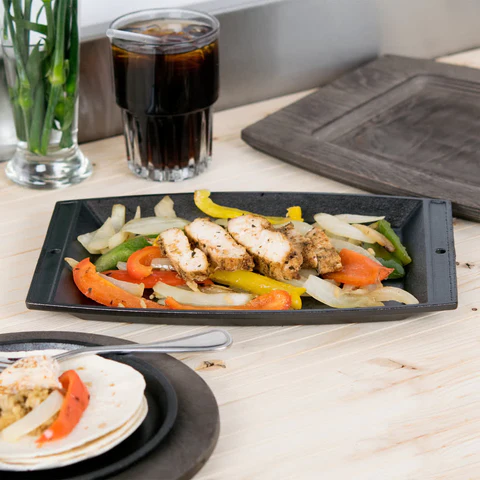 Cast Iron Rectangular Griddle 11.6" x 7.75" \ LSCP3 -F2