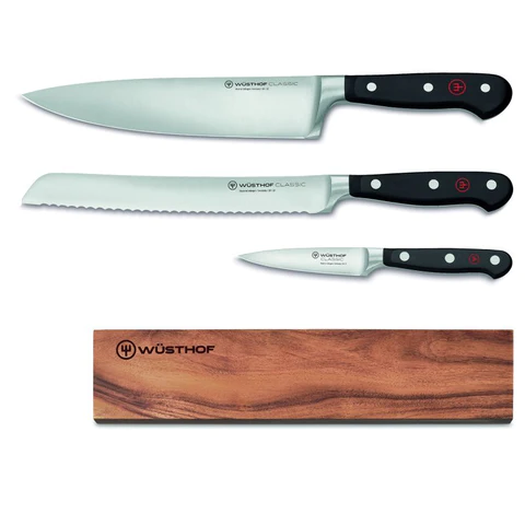 Classic Knife Set 3 pcs with Magnetic Bar\1120160408- I311