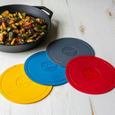 Deluxe Round Sunflower Silicone Trivet