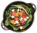 Heat-Treated Cast Iron Round Mini Server \ HMSRD