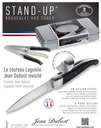 Jean Dubost Steak Knife Set  "Stand-Up" with Metal Box (White) \0044203