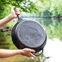 13.25In Wildlife Iron Turkey Skillet\L12SKWLTKY