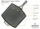 Lodge Blacklock Cast Iron Grill Pan \ BL65GPINT