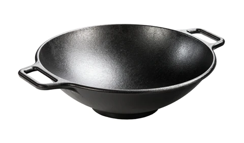 14 Inch Cast Iron Wok \ P14W3