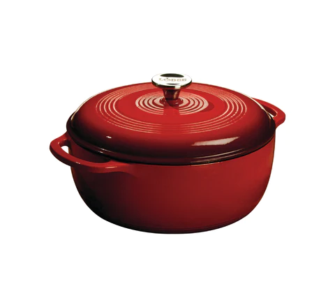 Lodge Enameled Dutch Oven (Red - 5.7 liters) / EC6D43
