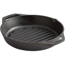 10.25 In Seasoned Iron Dual Handle Grill Pan\L8GPL