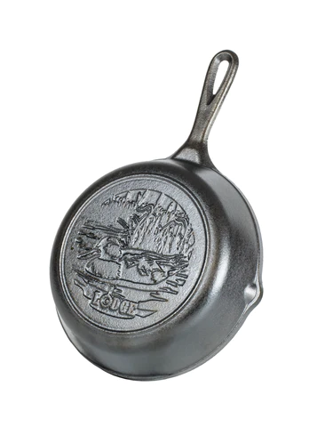 8 Inch Lodge Wildlife Skillet with Duck \ L5SKWLDK