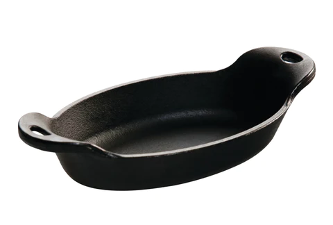 Heat-Treated Cast Iron Oval Mini Server 9oz. \ HMSOV