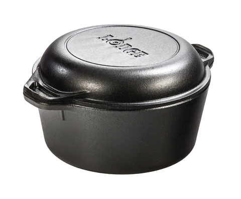 5 Quart Cast Iron Double Dutch Oven \ L8DD3