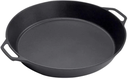 17 Inch Seasoned Cast Iron Dual Handle Pan\L17SK3