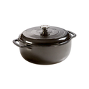 6 Quart Midnight Enameled Cast Iron Dutch Oven\EC6D18