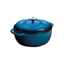 6 Quart Blue Enameled Cast Iron Dutch Oven\EC6D33
