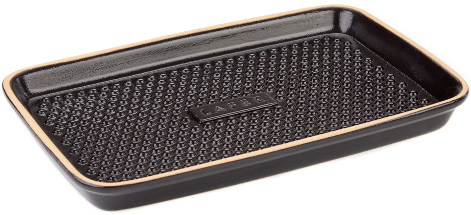 Romertopf Lafer BBQ Rectangular Griddle with Grilling Bumps \ 03806 