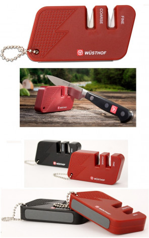 CHEF & CHEF Gift Wuesthof  KNIFE SHARPENER-Red