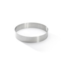 Straight edge perforated tart ring in stainless steel-Ø18.5 H 3,5 \3098.07