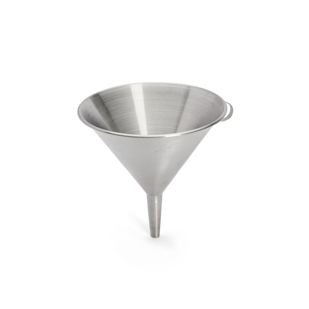 Stainless steel funnel. 12 \3356.12N