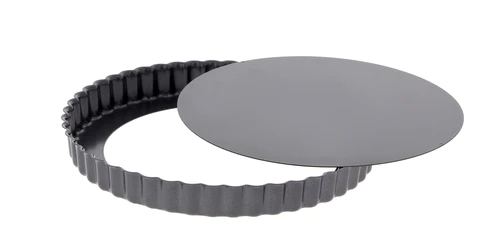 Round fluted tart mould with removable bottom ?24CM \4706.2444