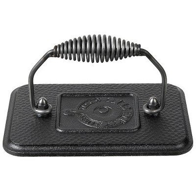 Rectangular Cast Iron Grill Press 6.75In x 4.5In \ LGP3