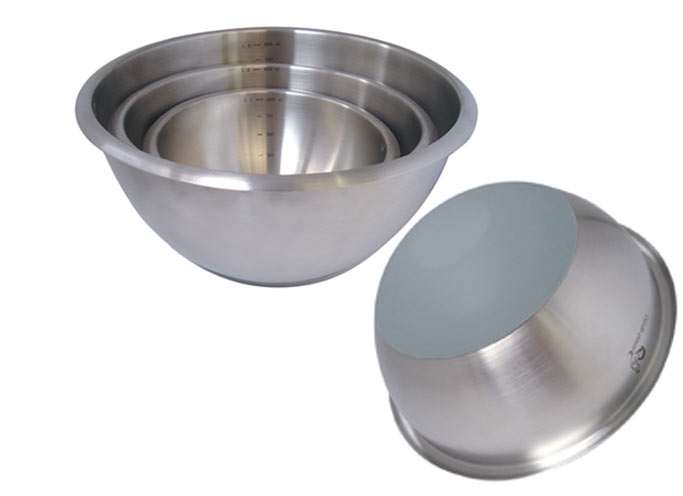 Stainless Steel Hemispherical Pastry Bowl With Silicone Base Ø30cm \ 3373.30