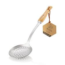 SKIMMER STAINLESS STEEL WOODEN BBOIS HANDLE \2701.0423