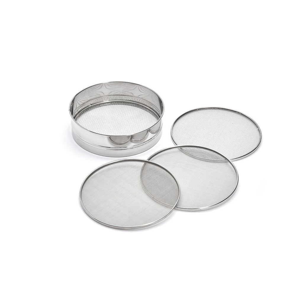 Stainless steel sieve with 4 removable meshes Ø21cm\4605.21