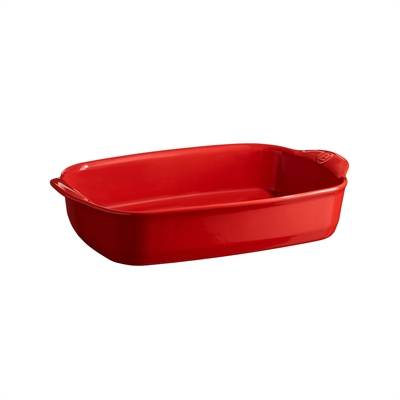 Rectangular Baking Dish With Handles 36 cm (Burgundy) \ 349652