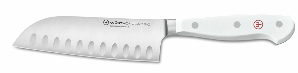 Wüsthof Classic WHITE Hollow Edge Santoku 14 cm/5'' - 1040231314