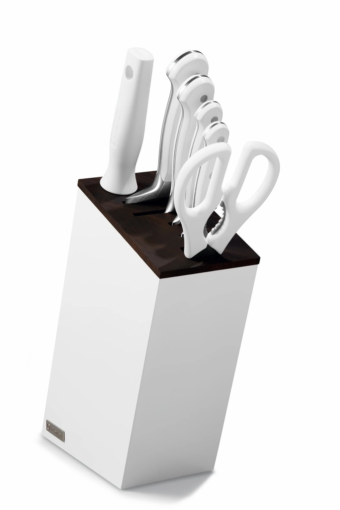 ClassIc 7-PIece KnIfe Block Set wIth Santoku-1090270601