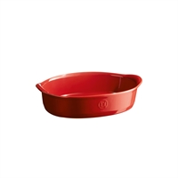 SMALL OVAL OVEN DISH(Burgundy) \349050