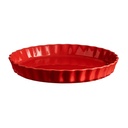 Flan Dish 30 cm (Burgundy) \ 346031
