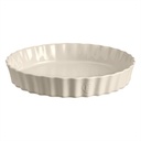 Deep Flan Dish 32 cm (White) \ 026032