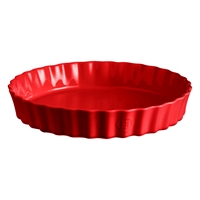 Deep Flan Dish 32 cm (Burgundy) \ 346032