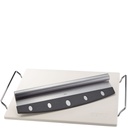 Pizza stone with stand + pizza cutter,square