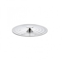 Universal stainless steel lid for pans 20-24 cm