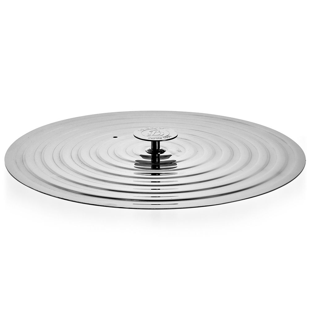 Universal stainless steel lid for pans 30-32 cm
