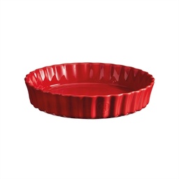 Deep Flan Dish 28 cm (Burgundy) \ 	346028