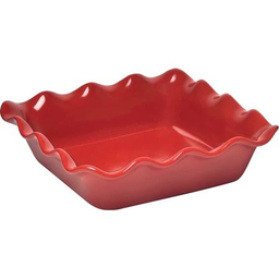 Ruffled Square Dish (Burgundy) \ 342087 
