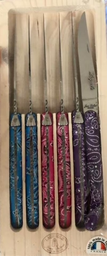Mixed Bandana Handles Steak Knives Set (6 pcs.) \ 9215210