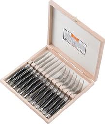 Jean Dubost Steak Knife & Fork Set (Black) \ 09811717