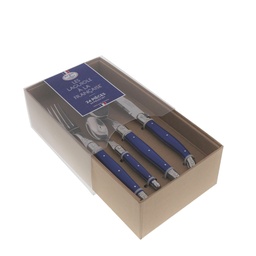 Jean Dubost "Laguiole à la française" Flatware Set 24 pcs. (Blue)\4172834