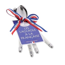 Jean Dubost "Laguiole à la française" Mocha Spoon Set (White) \ 3731940 