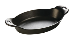 Heat-Treated Cast Iron Oval Serving Dish \ HOSD