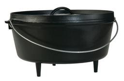 14 Inch 10 Quart Deep Camp Dutch Oven \ L14DCO3