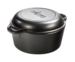 5 Quart Cast Iron Double Dutch Oven \ L8DD3