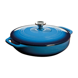 3.6 Quart Blue Enameled Covered Casserole\EC3CC33
