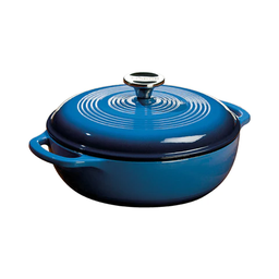 3 Quart Blue Enameled Cast Iron Dutch Oven\EC3D33