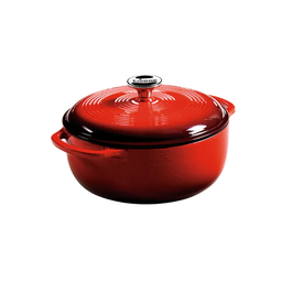 4.5 Quart Red Enameled Cast Iron Dutch Oven\EC4D43