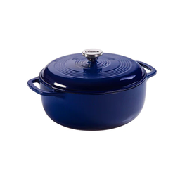 6 Quart Indigo Enameled Cast Iron Dutch Oven\EC6D32