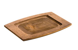 Rectangular Wood Underliner, Walnut Stain \ UCPU 
