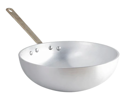 ALUMINIUM WOK 1 BRASS HANDLE 28 CM \ 1552028